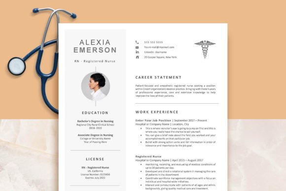 Download Nurse Resume Template with Photo - Resume template with photo Collection