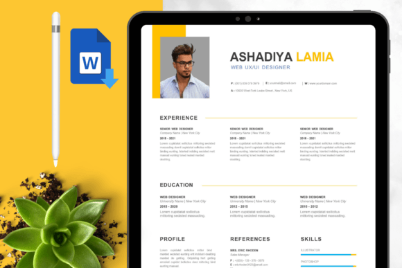 Download Professional Resume/CV Template Graphic - Cv template Collection
